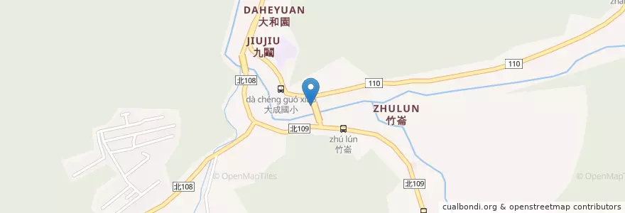 Mapa de ubicacion de 普通信筒 en تایوان, 新北市, 三峽區.