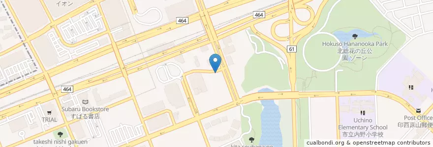 Mapa de ubicacion de Mitsui Sumitomo Bank, Funabachi Branch, CNT shop en Japão, 千葉県, 印西市.