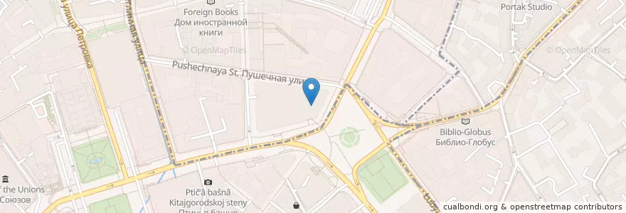 Mapa de ubicacion de Бургер Кинг en روسيا, Центральный Федеральный Округ, Москва, Центральный Административный Округ, Тверской Район.