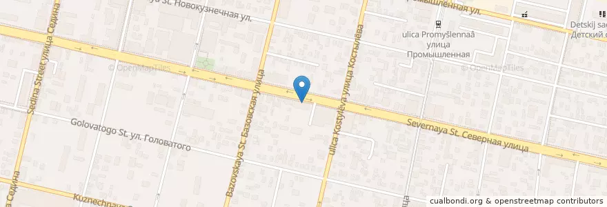 Mapa de ubicacion de Альфа-Банк en Rusia, Южный Федеральный Округ, Krai De Krasnodar, Городской Округ Краснодар.