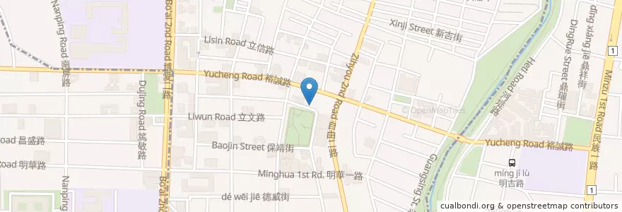 Mapa de ubicacion de 235巷義大利麵 en Taiwan, Kaohsiung, Zuoying District.