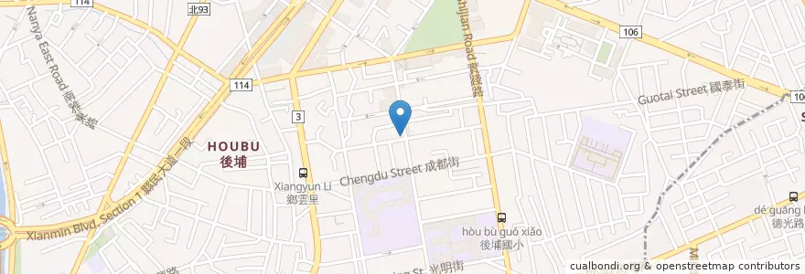 Mapa de ubicacion de 平價牛排 en 臺灣, 新北市, 板橋區.