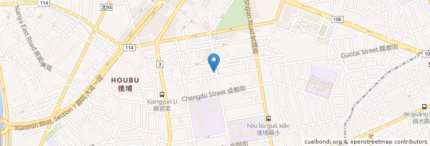 Mapa de ubicacion de 山東最佳典飯 en تايوان, تايبيه الجديدة, 板橋區.