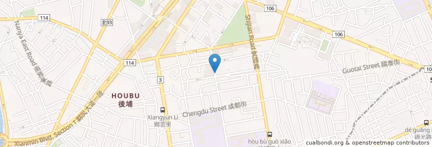 Mapa de ubicacion de 偉新牙醫 en Taiwán, Nuevo Taipéi, 板橋區.