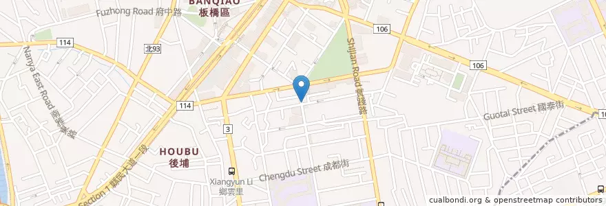 Mapa de ubicacion de 懿品小珍 en تايوان, تايبيه الجديدة, 板橋區.