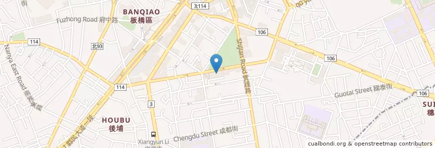 Mapa de ubicacion de 慈馨護理之家 en Taiwan, 新北市, 板橋區.