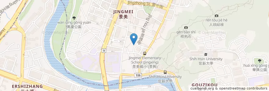 Mapa de ubicacion de 欣欣大眾魷魚羹 en تايوان, تايبيه الجديدة, 文山區.
