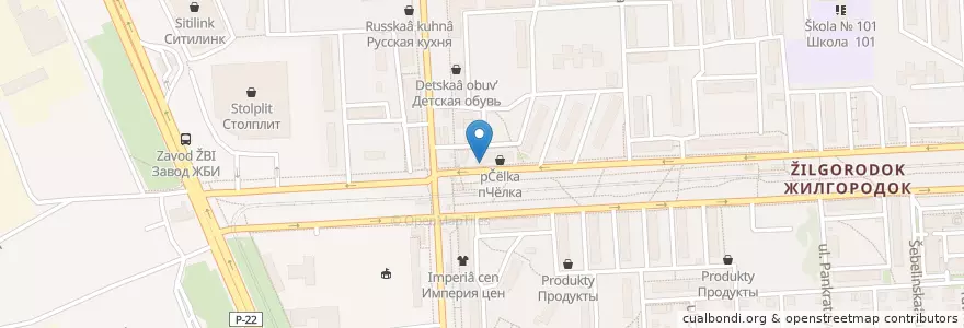 Mapa de ubicacion de Суши-Роллы en Rússia, Distrito Federal Do Sul, Oblast De Volgogrado, Городской Округ Волгоград.