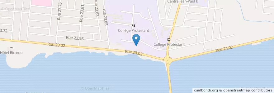 Mapa de ubicacion de Dispensaire en ブルキナファソ, Centre, Kadiogo, ワガドゥグー.
