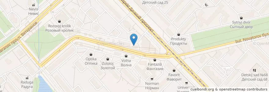 Mapa de ubicacion de Домик en Russia, Northwestern Federal District, Leningrad Oblast, Saint Petersburg, Кировский Район, Округ Дачное.