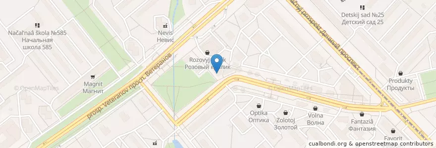 Mapa de ubicacion de Мастер Кебаб en Russland, Föderationskreis Nordwest, Oblast Leningrad, Sankt Petersburg, Кировский Район, Округ Дачное.