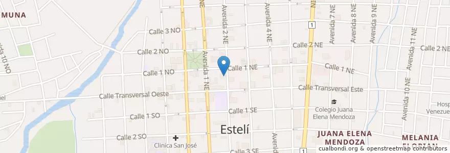 Mapa de ubicacion de Clínica Dental en Никарагуа, Estelí, Estelí (Municipio), Estelí.