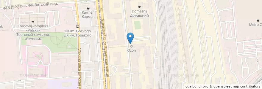 Mapa de ubicacion de Хинкали-Гали en Russia, Distretto Federale Centrale, Москва, Северный Административный Округ, Бутырский Район.