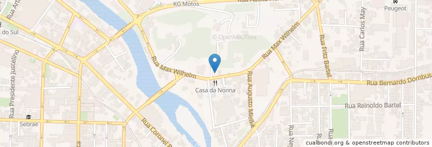 Mapa de ubicacion de Rádio Jaraguá AM 1010 en 巴西, 南部, 圣卡塔琳娜, Região Geográfica Intermediária De Joinville, Microrregião De Joinville, Jaraguá Do Sul.