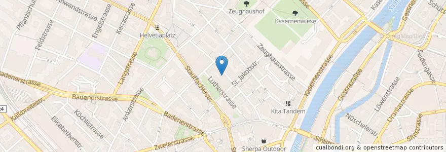 Mapa de ubicacion de Ikoo en Suisse, Zurich, District De Zurich, Zurich.