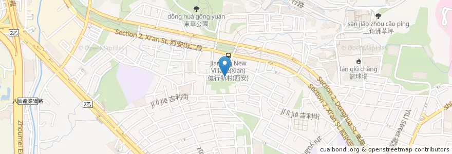 Mapa de ubicacion de 吉利幼兒園 en 台湾, 新北市, 台北市, 北投区.