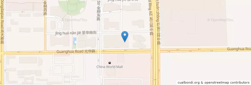 Mapa de ubicacion de Subway en 中国, 北京市, 河北省, 朝阳区 / Chaoyang.