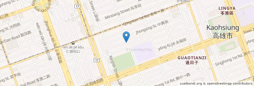 Mapa de ubicacion de Bite 2 Eat en 臺灣, 高雄市, 苓雅區.