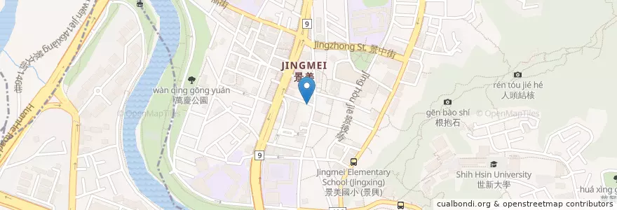 Mapa de ubicacion de 新素坊 en 臺灣, 新北市, 文山區.