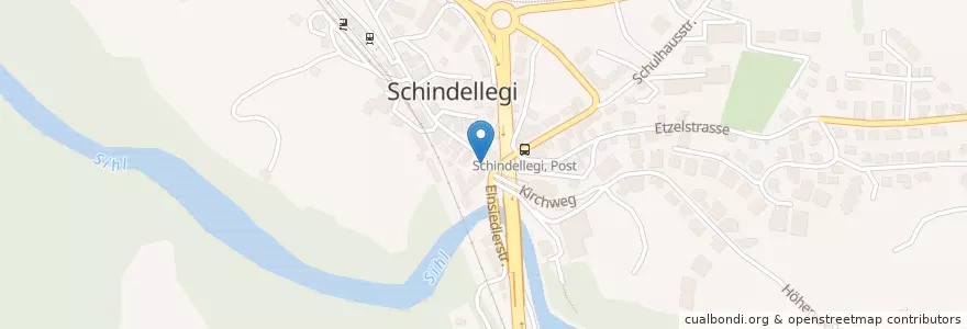 Mapa de ubicacion de Restaurant Hirschen en Schweiz/Suisse/Svizzera/Svizra, Schwyz, Höfe, Feusisberg.