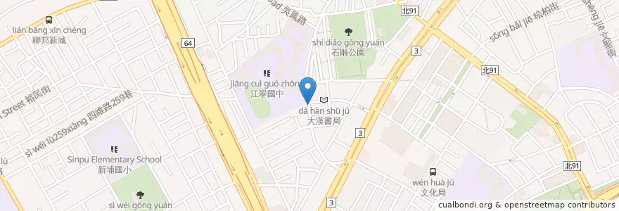 Mapa de ubicacion de 甜福 Fuku Brunch en Taiwan, New Taipei, Banqiao District.