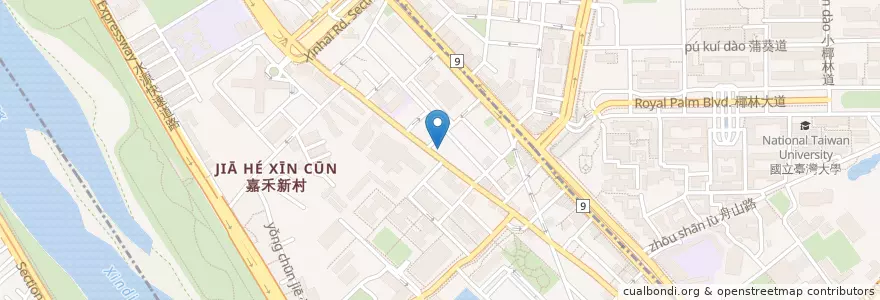 Mapa de ubicacion de 台北展翔教會 en Taiwan, New Taipei, Taipei.