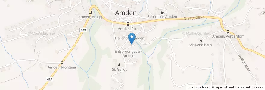 Mapa de ubicacion de Feuerwehr Amden en سوئیس, Sankt Gallen, Wahlkreis See-Gaster, Amden.