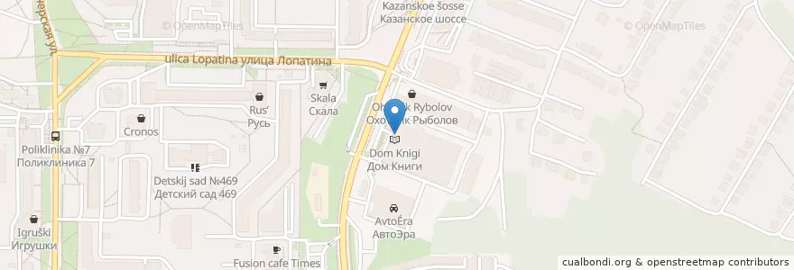 Mapa de ubicacion de Автопилот en Russia, Circondario Federale Del Volga, Нижегородская Область, Городской Округ Нижний Новгород.