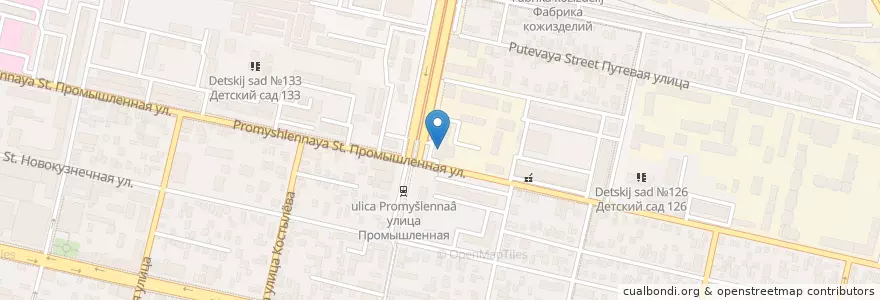 Mapa de ubicacion de Sberbank en Russia, South Federal District, Krasnodar Krai, Krasnodar Municipality.