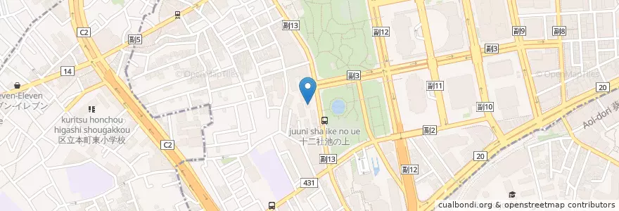 Mapa de ubicacion de ロシュ en 日本, 東京都, 渋谷区.