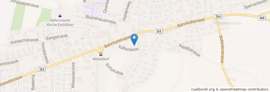 Mapa de ubicacion de Agrola en スイス, Thurgau, Bezirk Münchwilen, Eschlikon.
