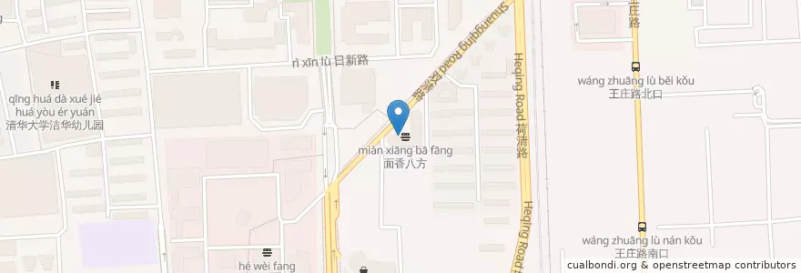 Mapa de ubicacion de 中国光大银行 en China, Beijing, Hebei, 海淀区.
