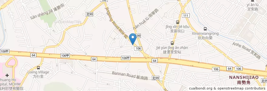 Mapa de ubicacion de 巨林美而美 en Taïwan, Nouveau Taipei, Chungho.