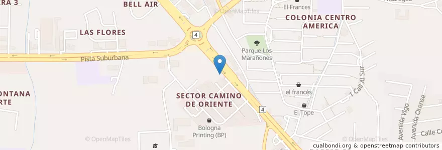 Mapa de ubicacion de Music Town Karaoke Bar en Nikaragua, Departamento De Managua, Managua (Municipio).