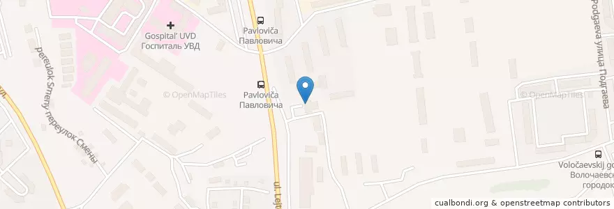 Mapa de ubicacion de Дальневосточный центр охраны зрения en 俄罗斯/俄羅斯, 远东联邦管区, 哈巴罗夫斯克边疆区, 伯力市.