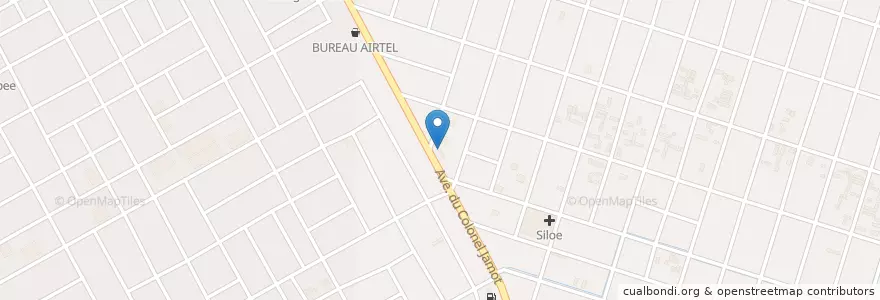Mapa de ubicacion de PYRAMIDE ANNEXE en Burkina Faso, Hauts-Bassins, Houet.