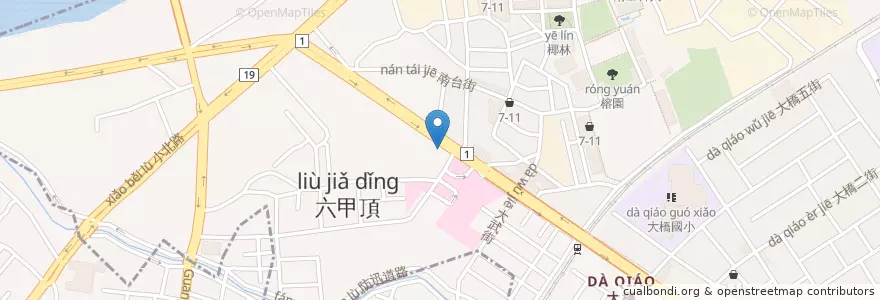 Mapa de ubicacion de 永和中醫診所 en Taiwan, Tainan, Yongkang District.