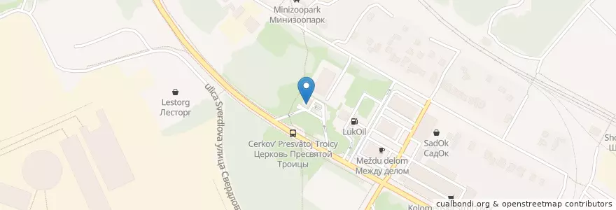 Mapa de ubicacion de QIWI en Россия, Центральный Федеральный Округ, Московская Область, Коломенский Городской Округ.