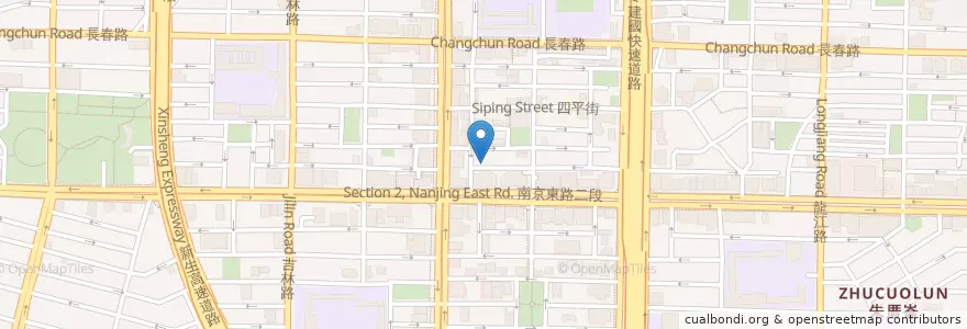 Mapa de ubicacion de Satoyama Café en Taiwan, New Taipei, Taipei, Zhongshan District.