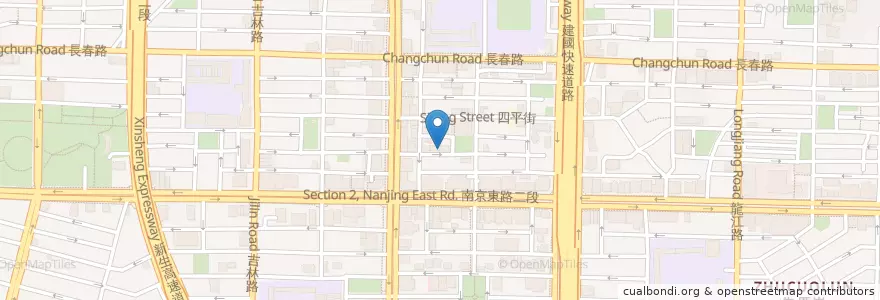 Mapa de ubicacion de 台灣咖哩 en Taiwan, New Taipei, Taipei, Zhongshan District.