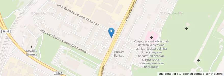 Mapa de ubicacion de ВПБ en 俄罗斯/俄羅斯, 南部联邦管区, 伏尔加格勒州, Городской Округ Волгоград.
