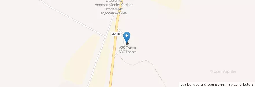 Mapa de ubicacion de Трасса en Rusland, Centraal Federaal District, Moskou, Троицкий Административный Округ, Поселение Краснопахорское.