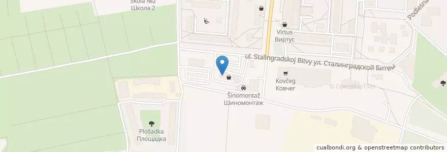 Mapa de ubicacion de ТНК en 러시아, Центральный Федеральный Округ, Московская Область, Городской Округ Королёв.