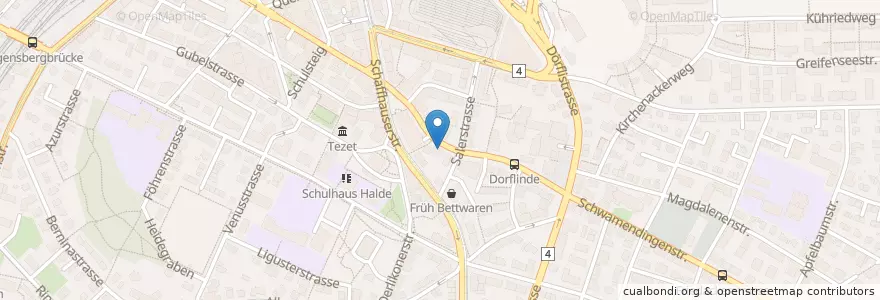 Mapa de ubicacion de SimSim en Switzerland, Zurich, District Zurich, Zurich.