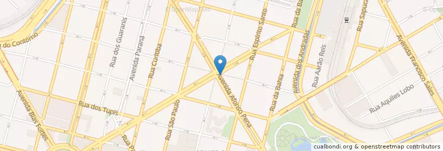 Mapa de ubicacion de Taxi en ブラジル, 南東部地域, ミナス ジェライス, Região Geográfica Intermediária De Belo Horizonte, Região Metropolitana De Belo Horizonte, Microrregião Belo Horizonte, ベロオリゾンテ.