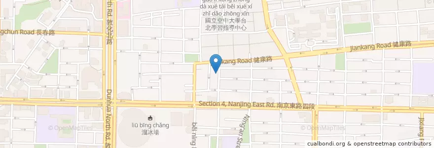 Mapa de ubicacion de 改革宗神學院 en Taiwan, Nuova Taipei, Taipei, Distretto Di Songshan.