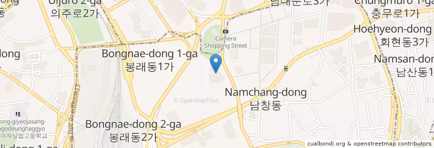 Mapa de ubicacion de 스웨덴대사관 en Corea Del Sur, Seúl, 중구.