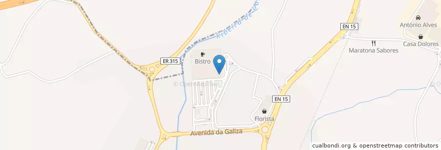 Mapa de ubicacion de Pingo Doce en Portugal, Norte, Distrito De Bragança, Terras De Trás-Os-Montes, Mirandela, Mirandela.