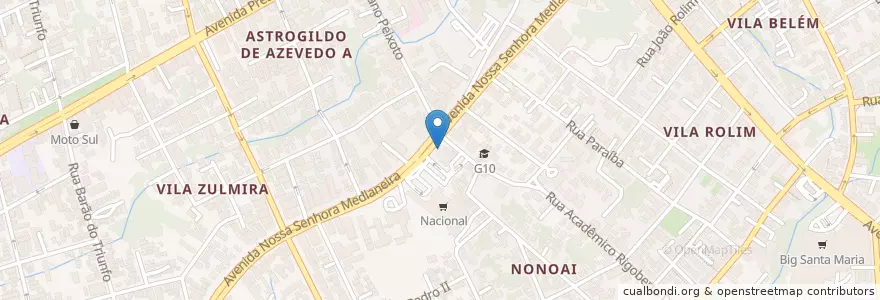 Mapa de ubicacion de Ymembui en ブラジル, 南部地域, リオグランデ・ド・スル, Região Geográfica Intermediária De Santa Maria, Região Geográfica Imediata De Santa Maria, Santa Maria.