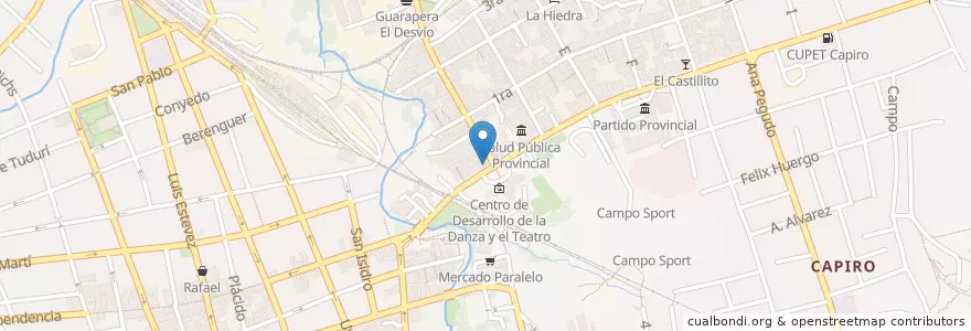 Mapa de ubicacion de La brujita en کوبا, Villa Clara, Santa Clara, Ciudad De Santa Clara.